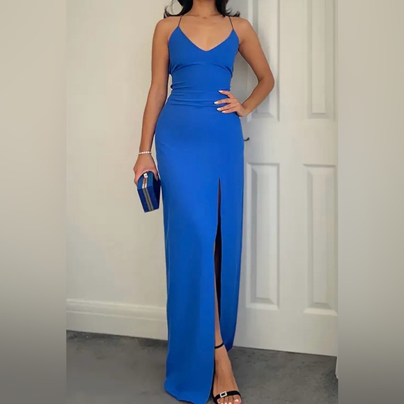 Vesper 247 cobalt blue dress, new with tags never worn - Picture 1 of 3